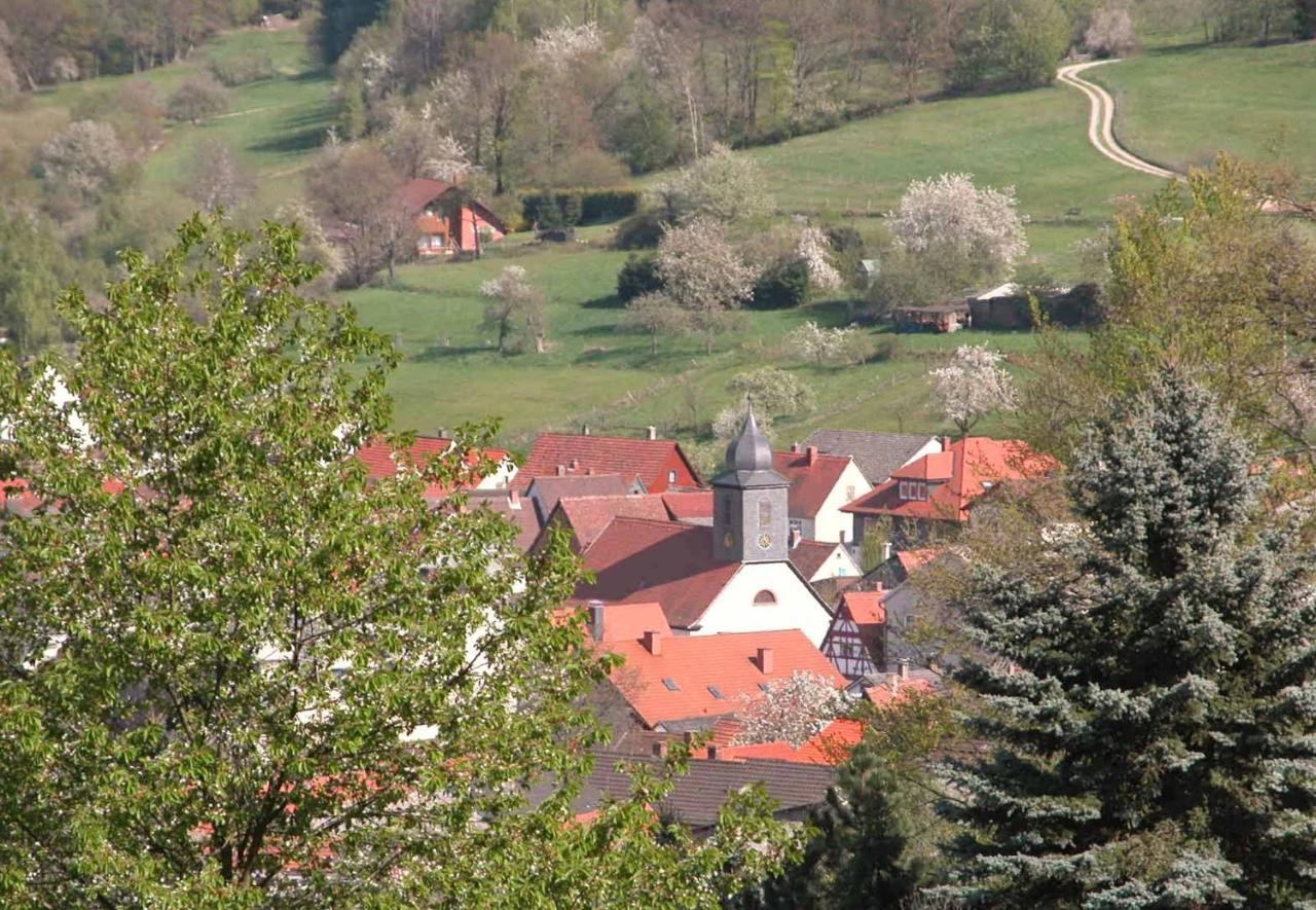 Gasthof-Landhotel-Metzgerei Zum Stern Rudenau Bagian luar foto